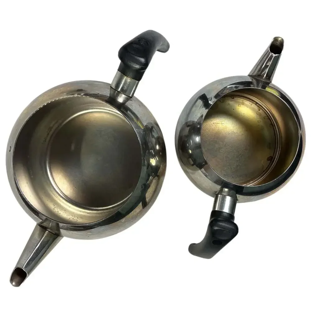 Zümrüt Turkish Double Teapot Set Stainless Steel 18/10 Extra Capsule Bottom